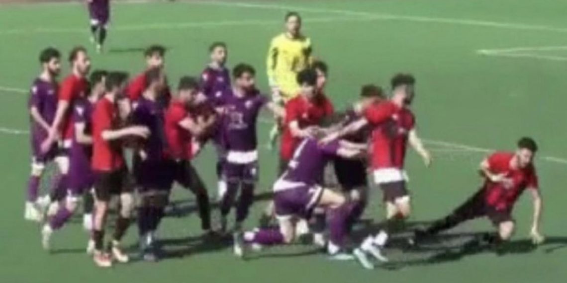 Adıyaman’da amatör futbol maçında kavga