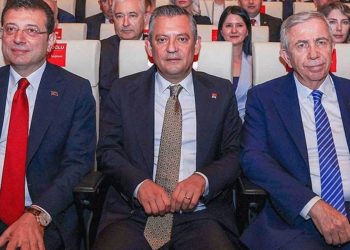 CHP Genel Dafkani Özgür Özel, Mansur Yavaş ve Ekrem İmamoğlu Ile Kulülörör