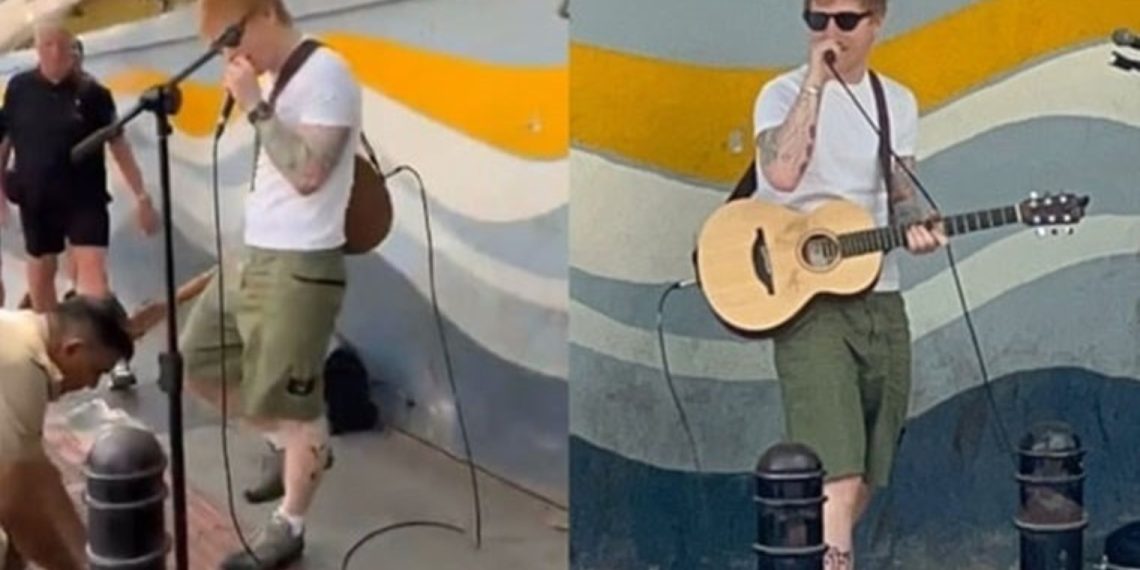 Ed Sheeran’ın Hindistan’Daki ​​Sokak Performans Polis Engeli!